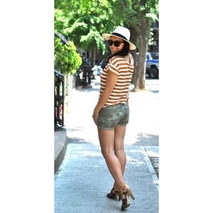 Anthropologie Wanderer Camo Shorts